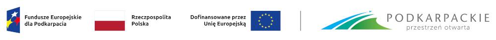 Loga Funduszy Unijnych -  Fundusze Europejskie dla Podkarpacia